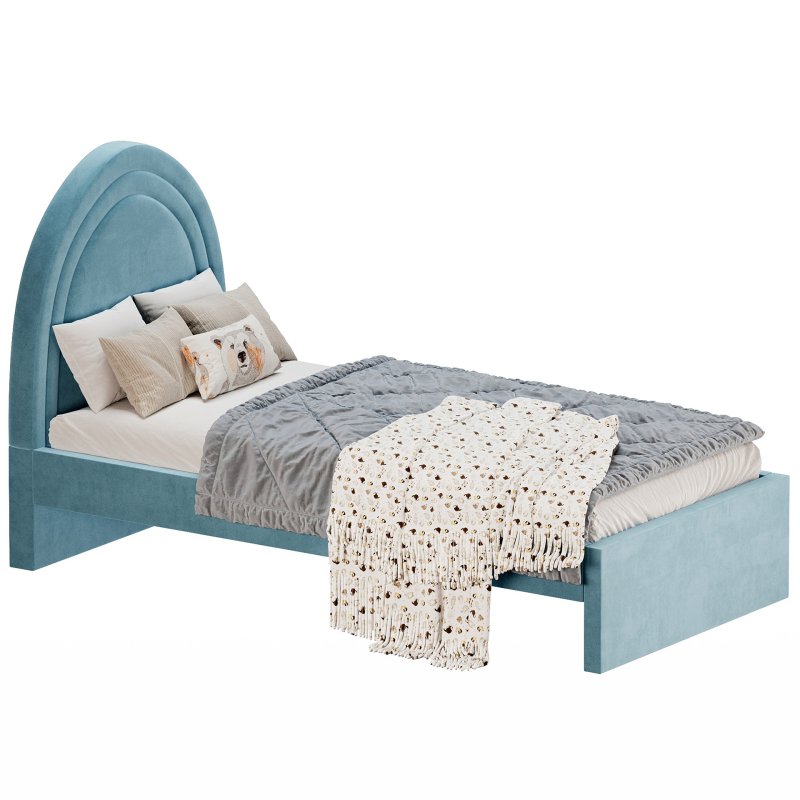 Bed Runda 90 Barhat Mint - Image 1