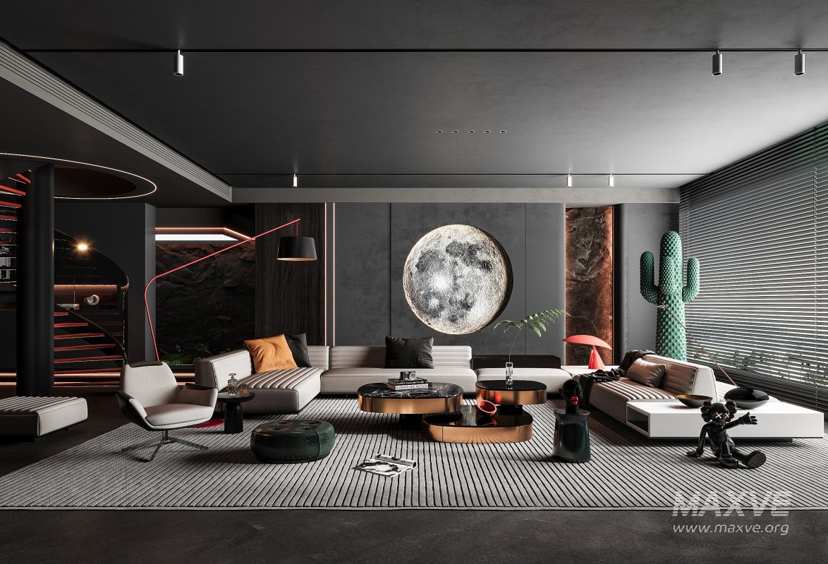 modern living room - Image 1