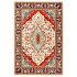 Oriental Medallion Red Area Rug - Thumbnail 1