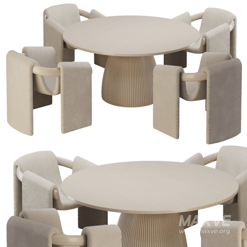 Dinning chair and table311 - Image 1