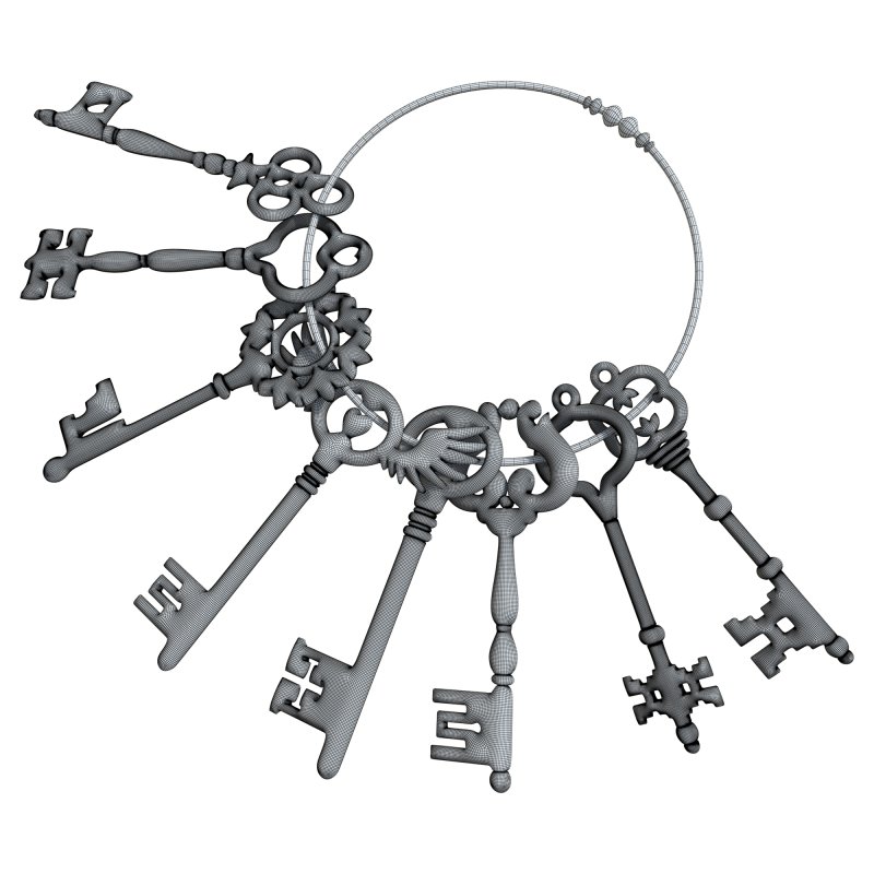 Vintage key ring 04 - Image 6