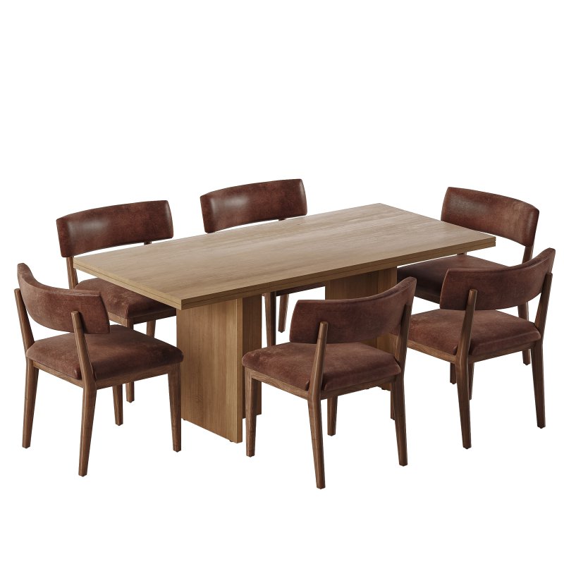 Cardell Dining Chair and Lars Dining Table - Image 3