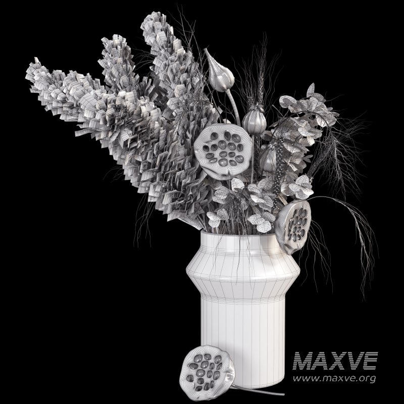 GD Minimal Dried Bouquet in Vase 45 - Image 7