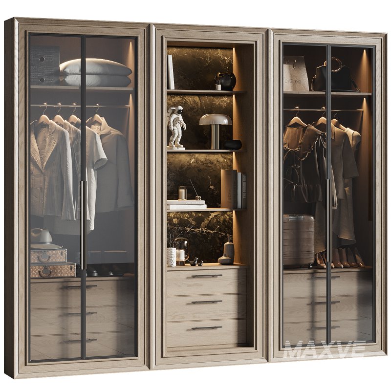 Contemporary Wardrobe Closet 07 - Image 3