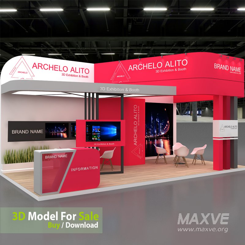 3d booth exhibition - Image 1