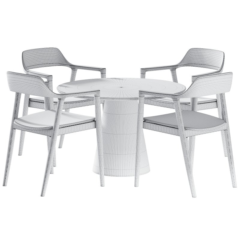 Dining set 011 - Image 3