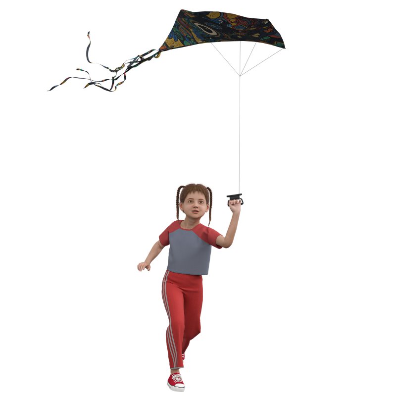 Children Flyin Kite - Image 5