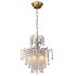 Q&S Modern Crystal Chandelier Chrome Pendant Light 6 Lights - Thumbnail 3