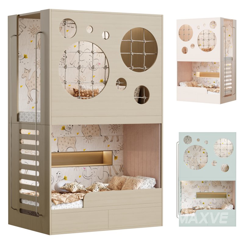 Bunk bed for kids 4 - Image 1