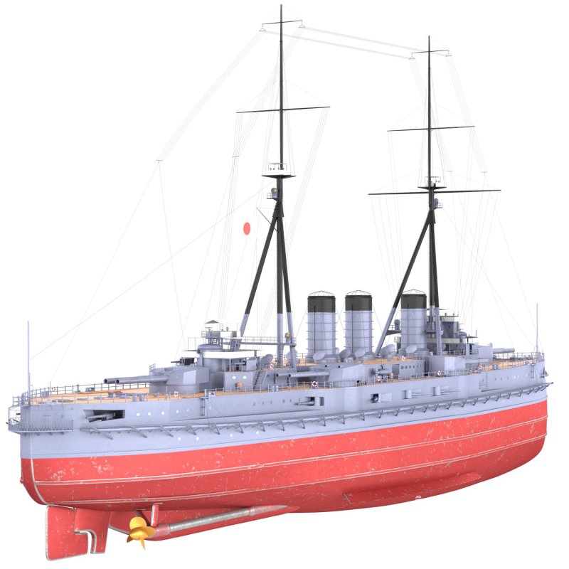 IJN Kawachi Japanese battleship - Image 3