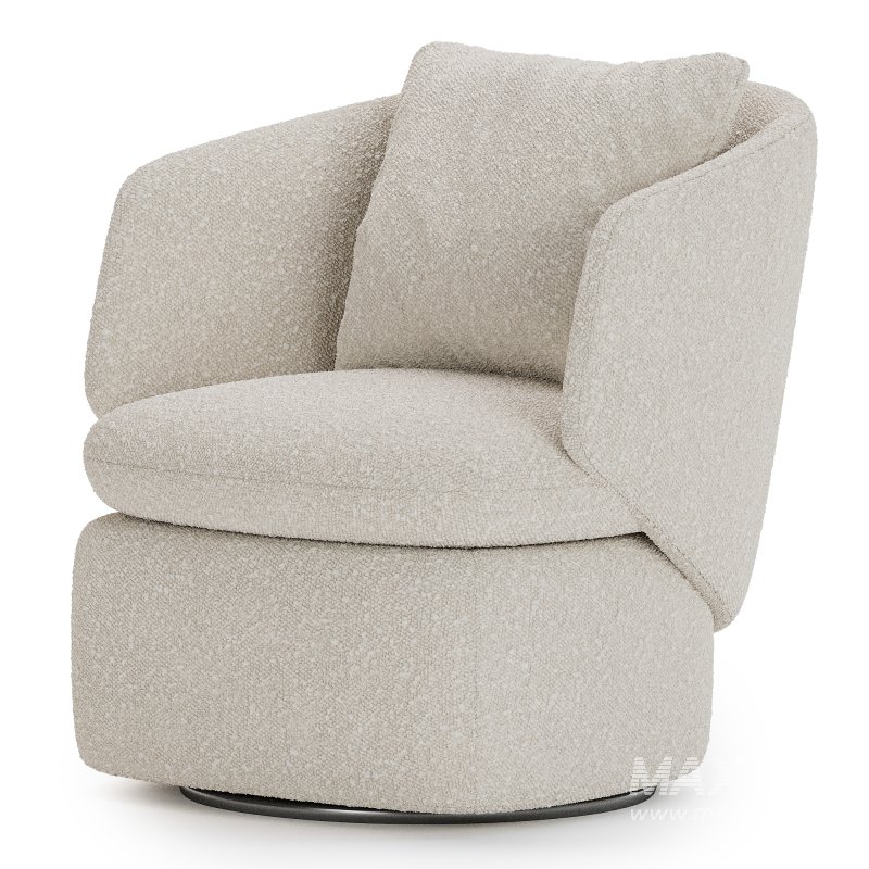 Crescent Swivel Chair By westelm - Image 5
