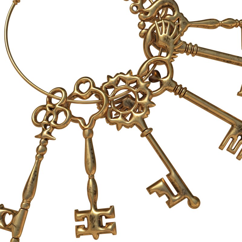 Vintage key ring 04 - Image 3