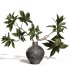 Green Branch in Vase - Thumbnail 3