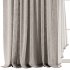 Gray Linen Double Layer Curtains - Thumbnail 2