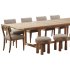 Marcello and Louise Accent Dining Chair and Cicero Extension Dining Table-Fourhands - Thumbnail 7