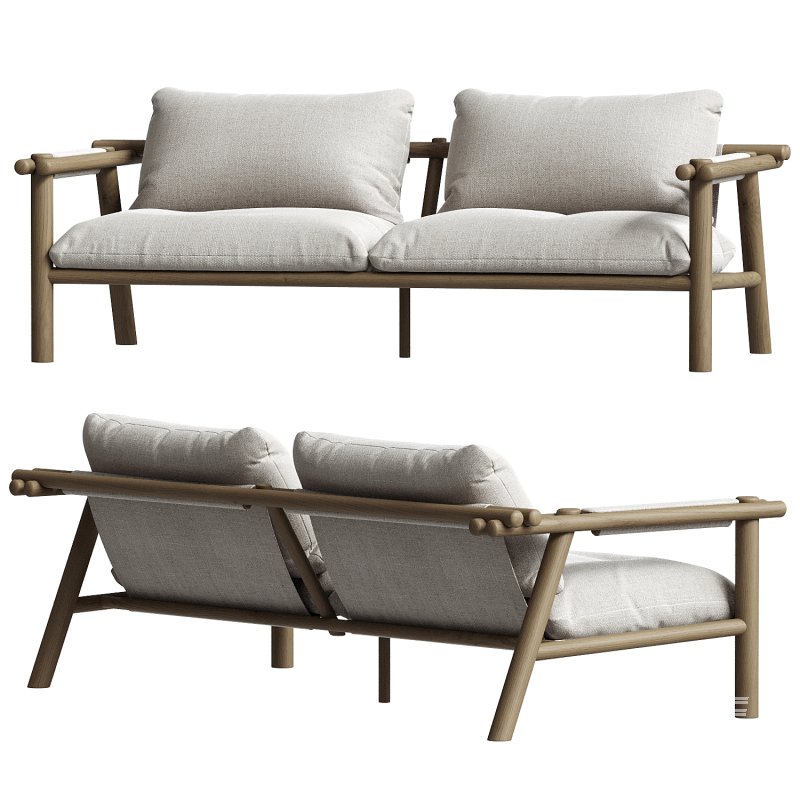 Sticks 2 seater sofa - Image 3
