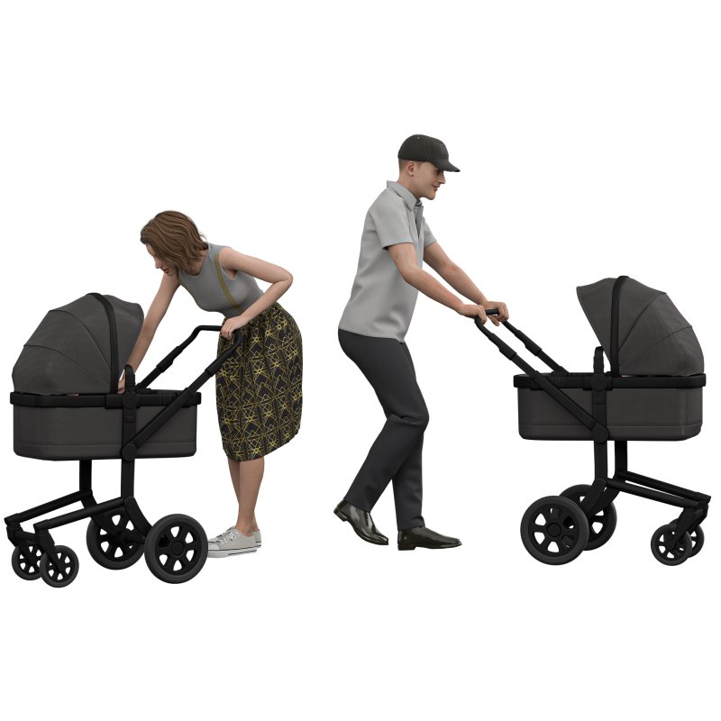 Parents with Baby Stroller 2 - Image 4