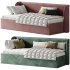 Milton Bed 90 Velvet Wet Sand - Thumbnail 5