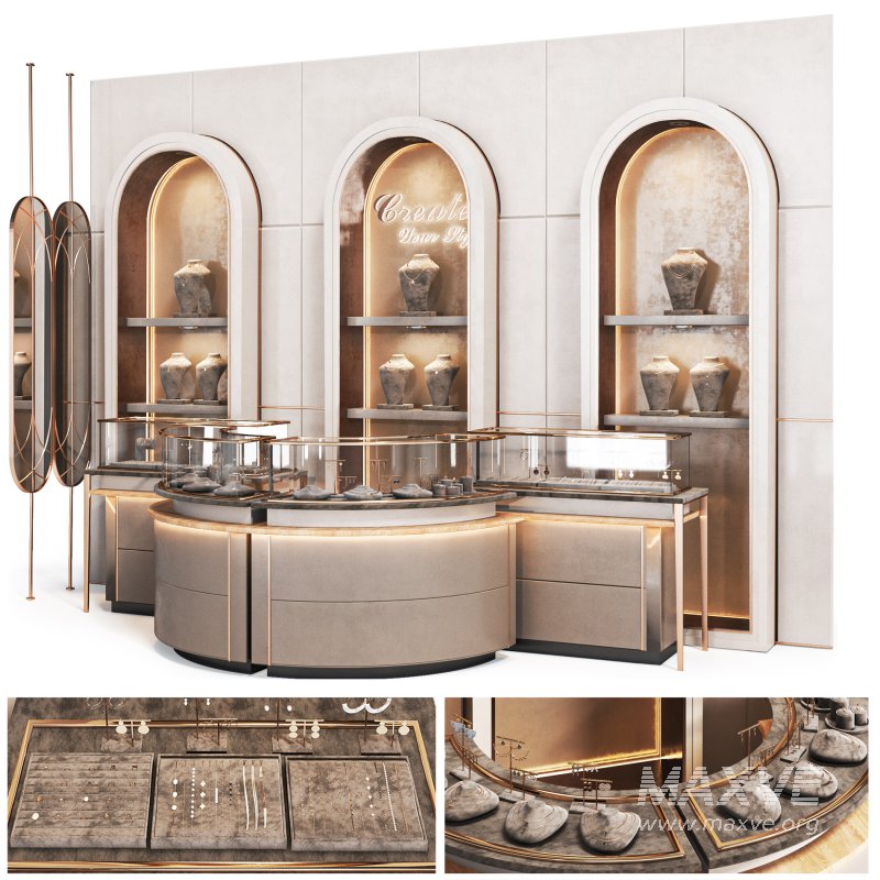 Jewelry store showcase 03 - Image 1