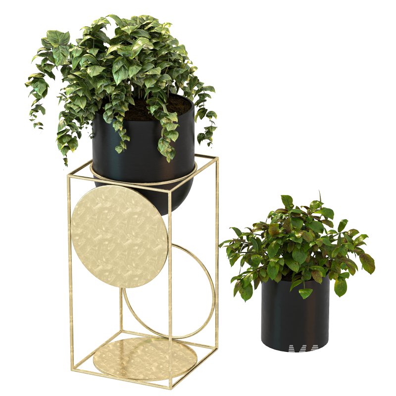 Modern Planters With Geometric Designs 02 - Image 3
