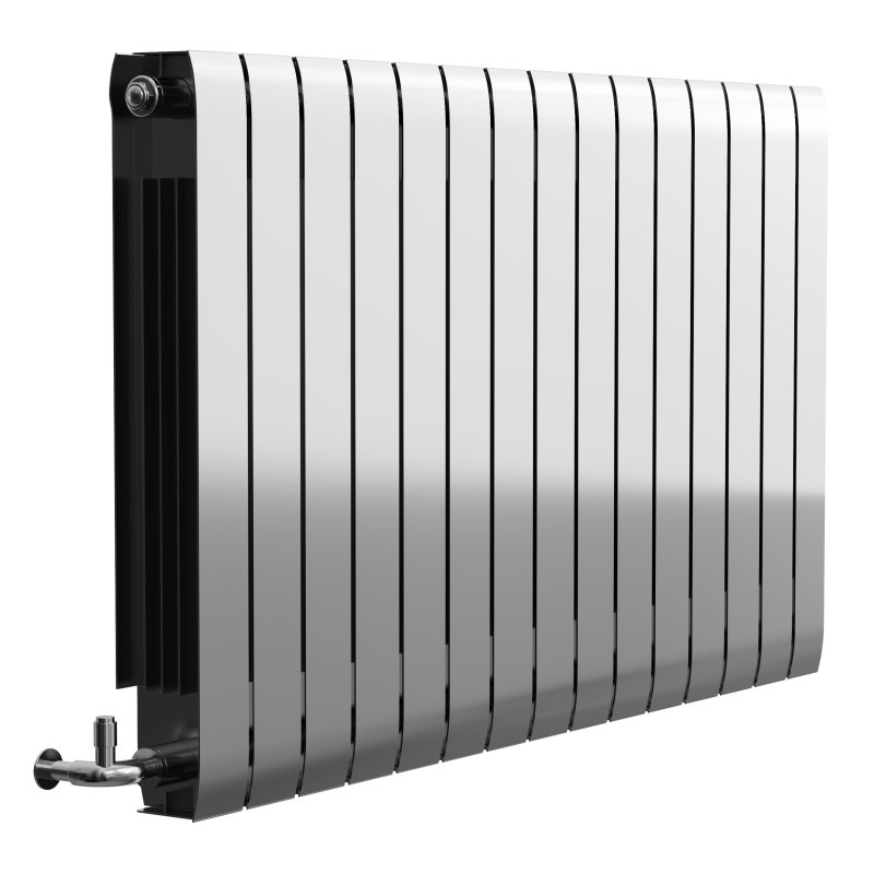 Apollo Modena, Modern Horizontal Radiator, Aluminium - Image 6