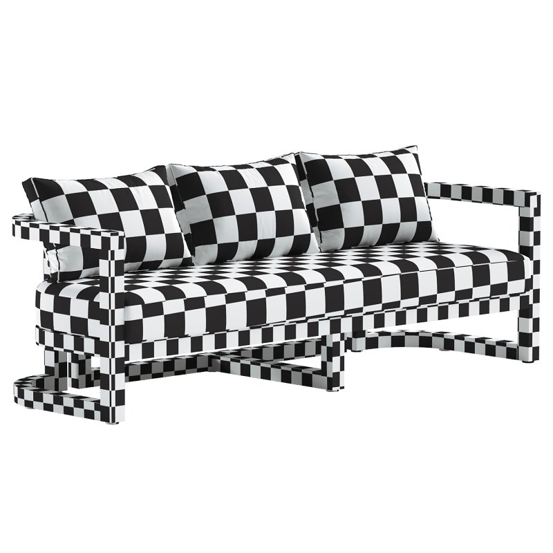 Emory 3-Person Acacia Sofa - Image 3