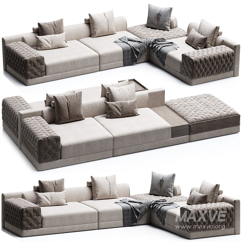Miller Double Sofa by Frigerio Modular - Image 1