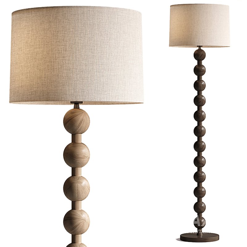 Hugo Barbell Floor Lamp - Image 1