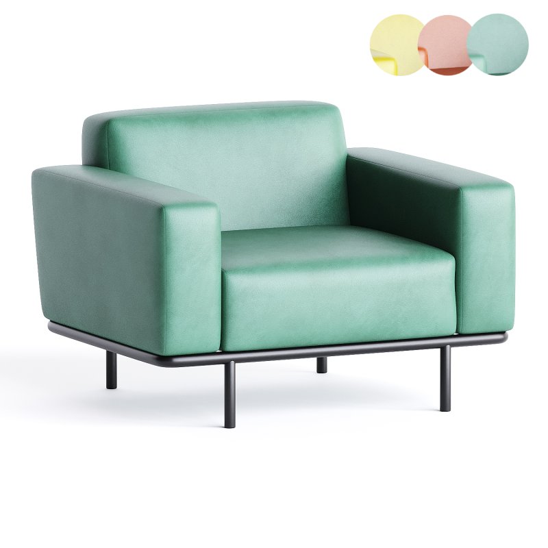 green armchair - Image 4