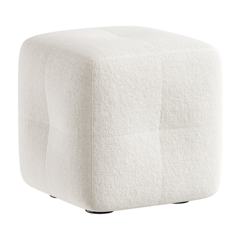 white pouf - Image 7