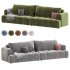 Fabric sofa Cream puff modern simple living room furniture - Thumbnail 2