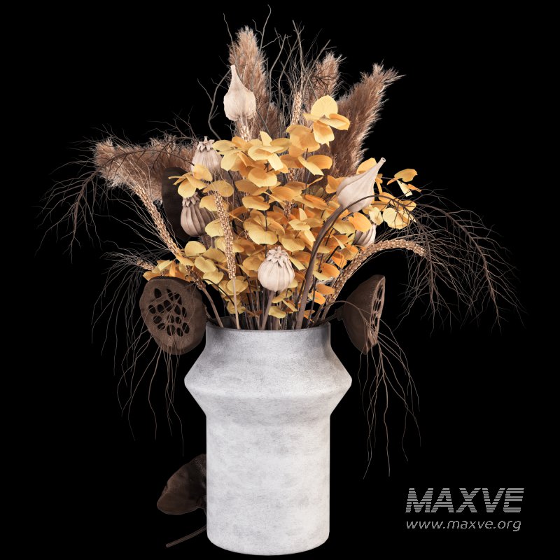 GD Minimal Dried Bouquet in Vase 45 - Image 6