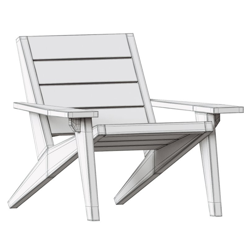 Marco Bogazzi Outdoor Adirondack Chair - Image 1
