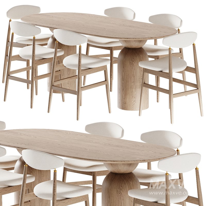 Dining set 018 - Image 1