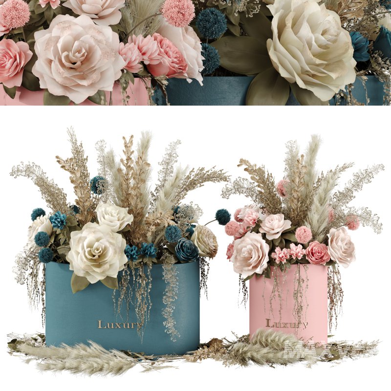 Bouquet of flowers set 010 - Image 2