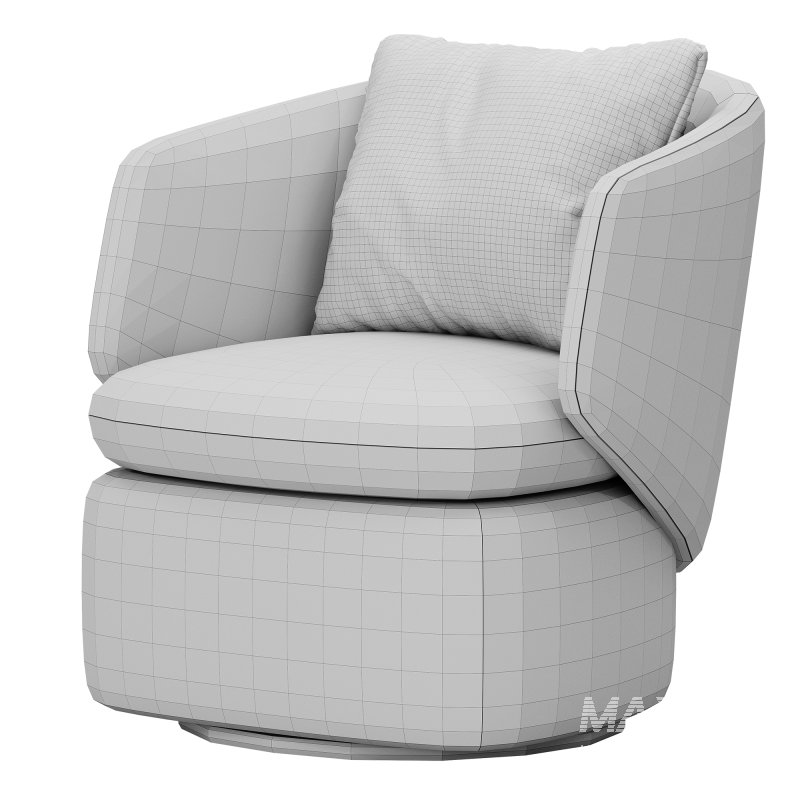Crescent Swivel Chair By westelm - Image 1