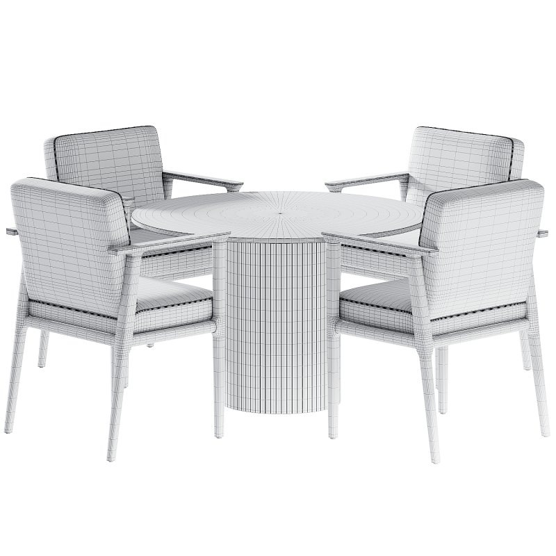 Dining set 09 - Image 3