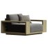 Mallorca Wood Outdoor Lounge Chair - Thumbnail 4
