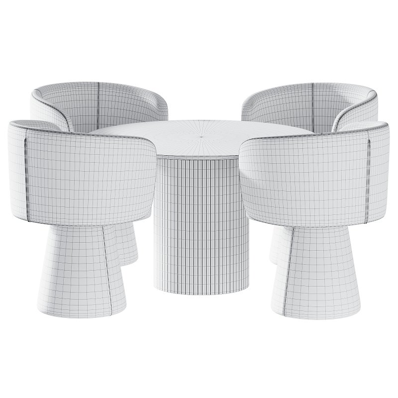 Dining set 03 - Image 3