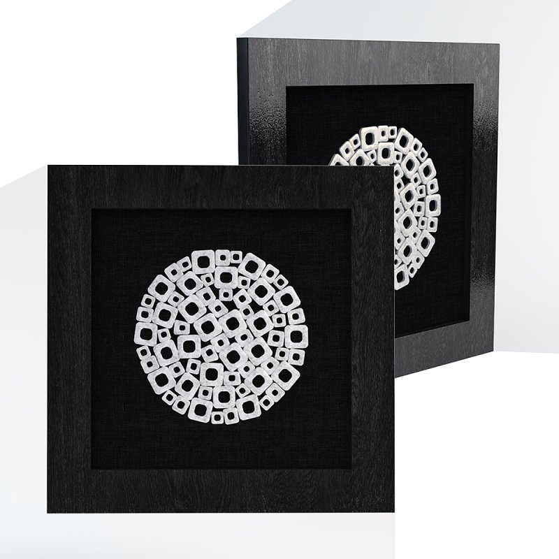 Wall Decor Metal Squares - Image 1