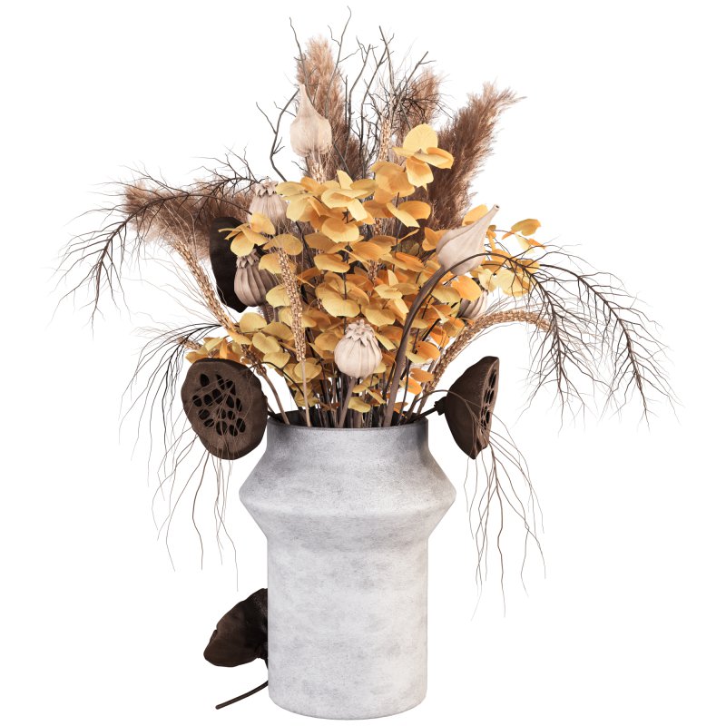 GD Minimal Dried Bouquet in Vase 45 - Image 3