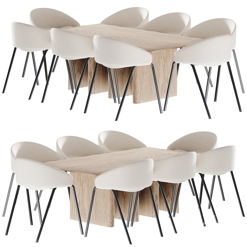 Dining set 017 - Image 1