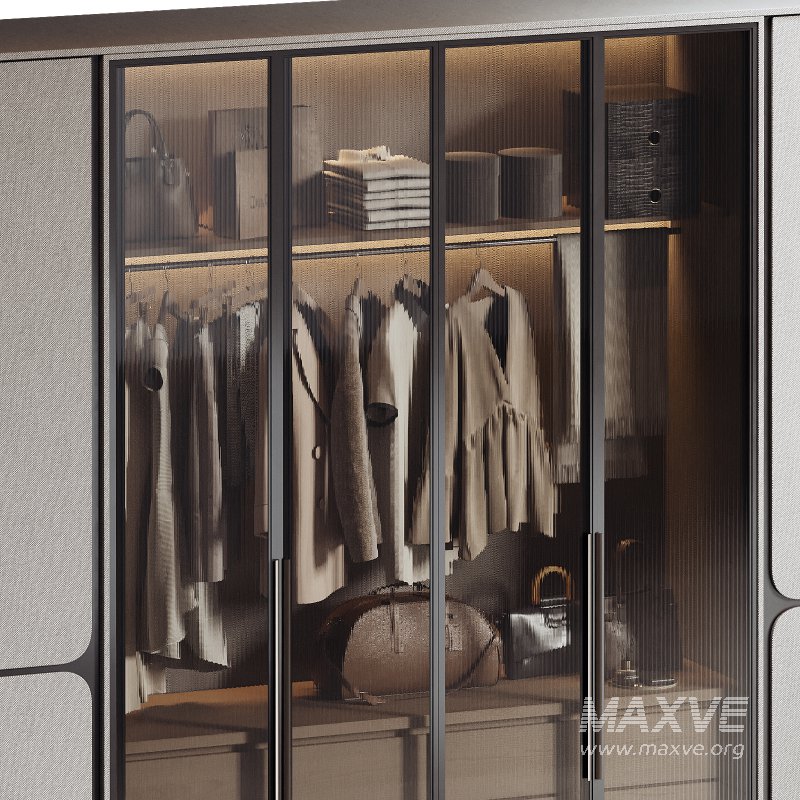 Contemporary Wardrobe Closet 06 - Image 5