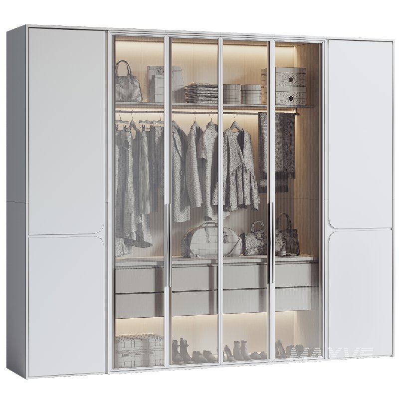 Contemporary Wardrobe Closet 06 - Image 4