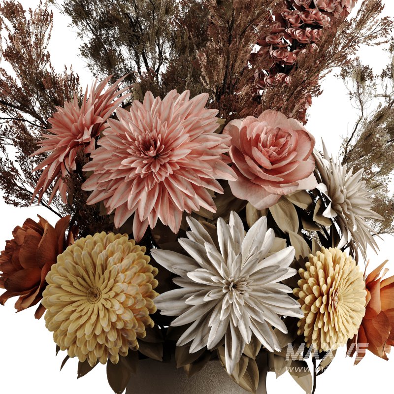 Bouquet of flowers set 006 - Image 3