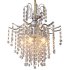 Q&S Modern Crystal Chandelier Chrome Pendant Light 6 Lights - Thumbnail 1