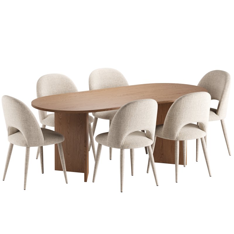 Rachel Dining Chair and Toni Dining Table - Image 6