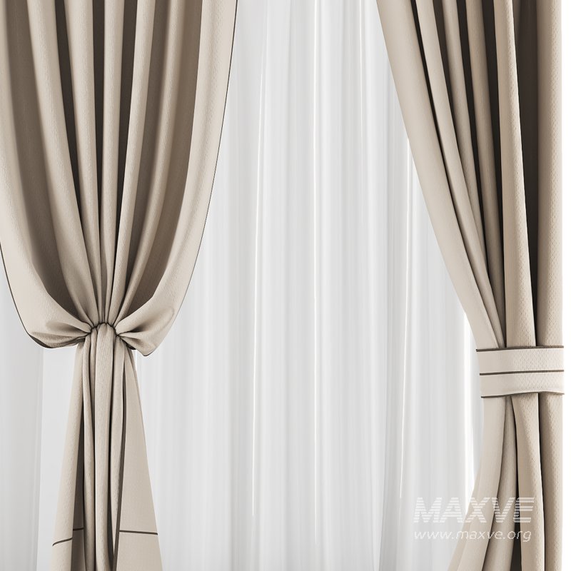 Silk and Cotton Curtain Set 82 - Image 2