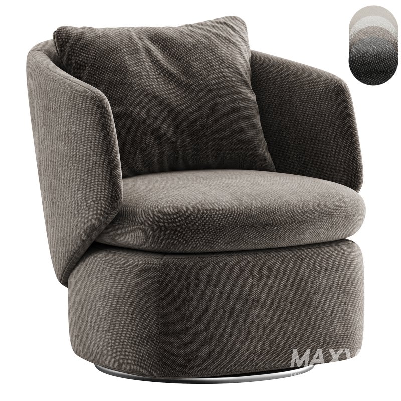 Crescent Swivel Chair By westelm - Image 4