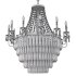 Modern Crystal Chandelier Gold,Extra Large Chandeliers for High Ceilings - Thumbnail 2